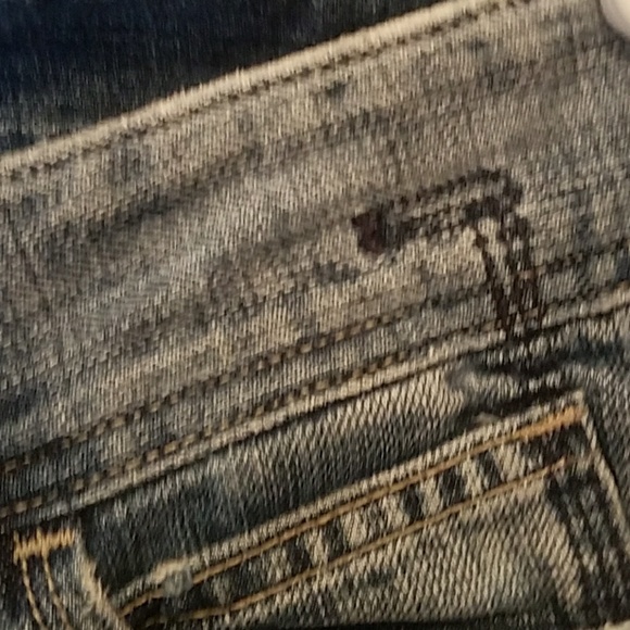 7 For All Mankind Flare Blue Jeans - Picture 5 of 8